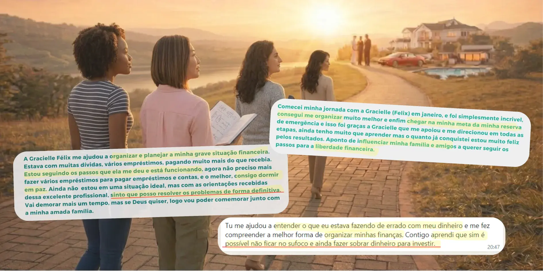 Depoimentos de clientes